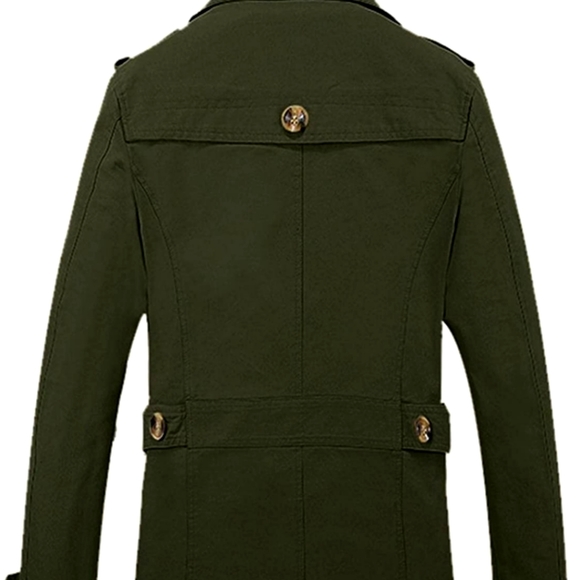 Burband Unisex Casual Notch Lapel Windbreaker Worn By The Jared himself.... - Picture 2 of 4